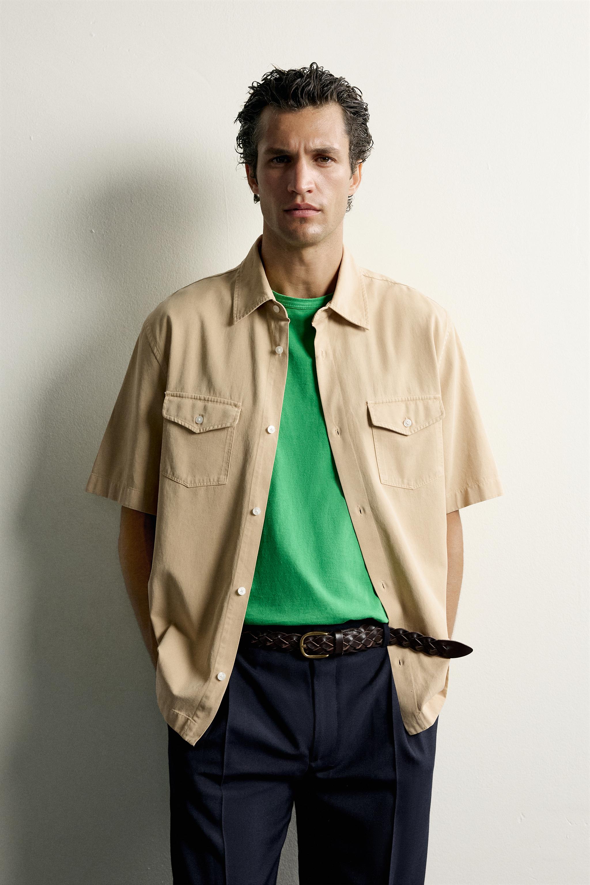 LYOCELL-COTTON REGULAR FIT SHIRT